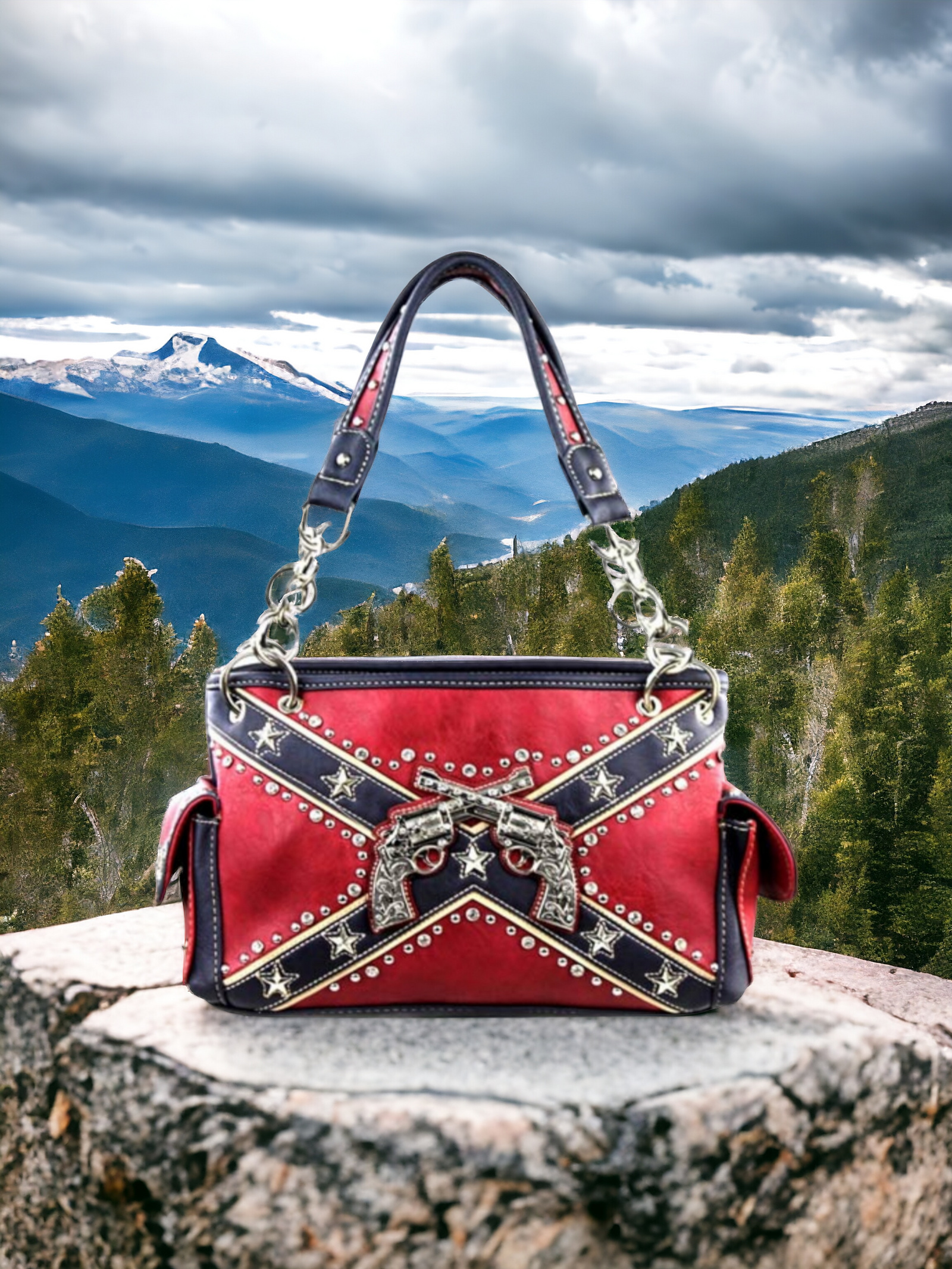 Battle Flag Ladies Purse / Satchel