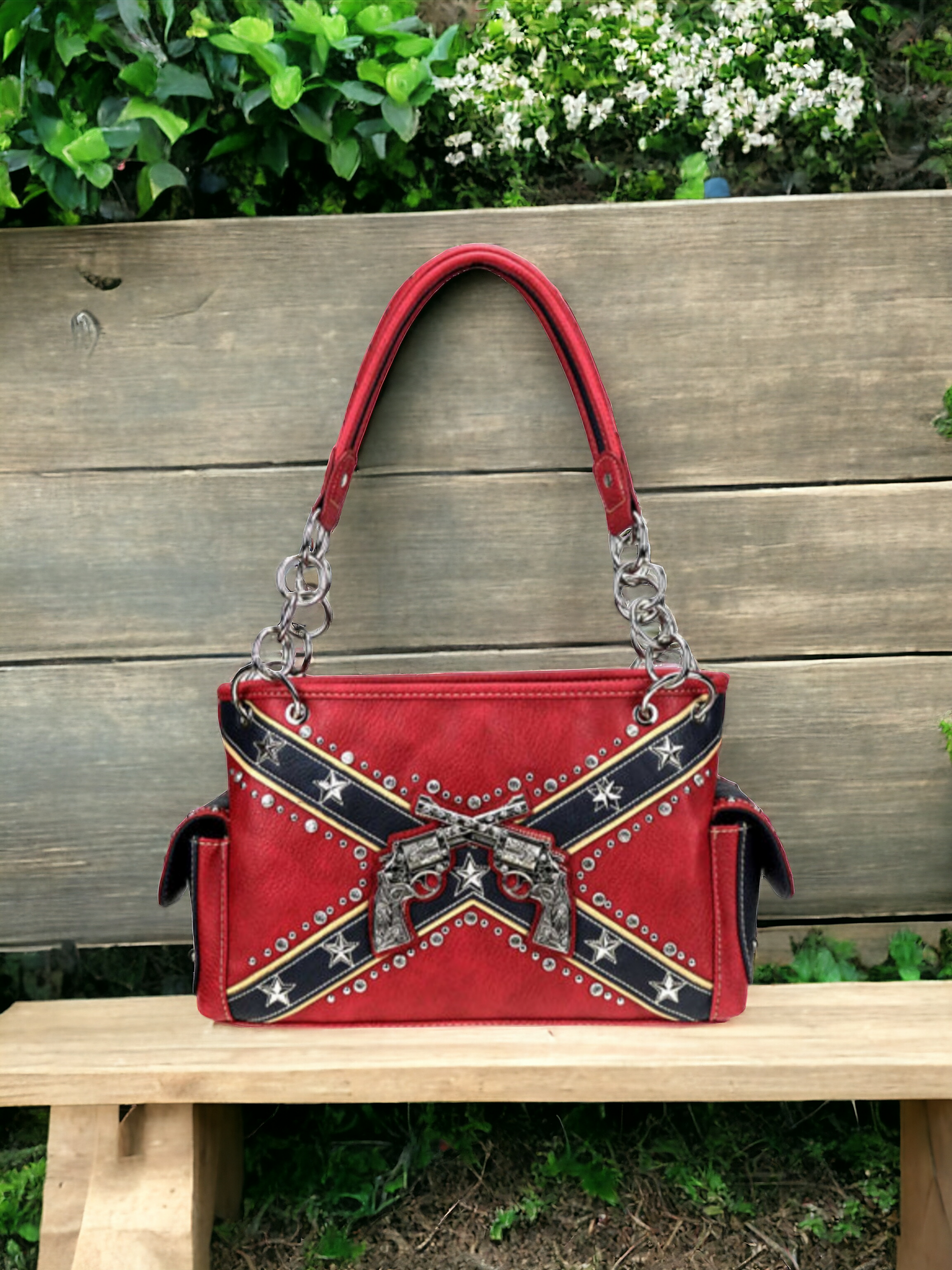 Battle Flag Ladies Purse / Satchel